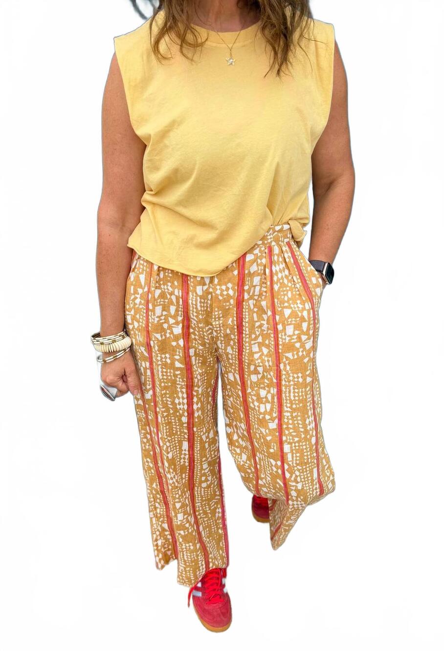 NEW BEL KAZAN aster pant in clay